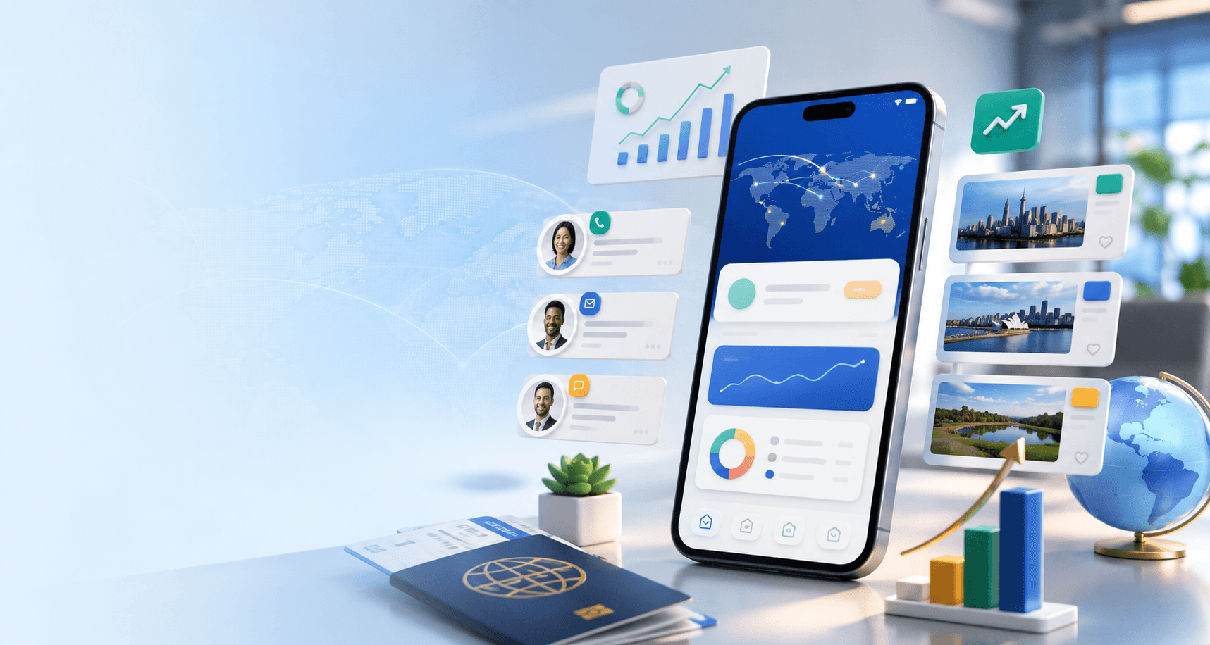 Advertising dashboard visual
